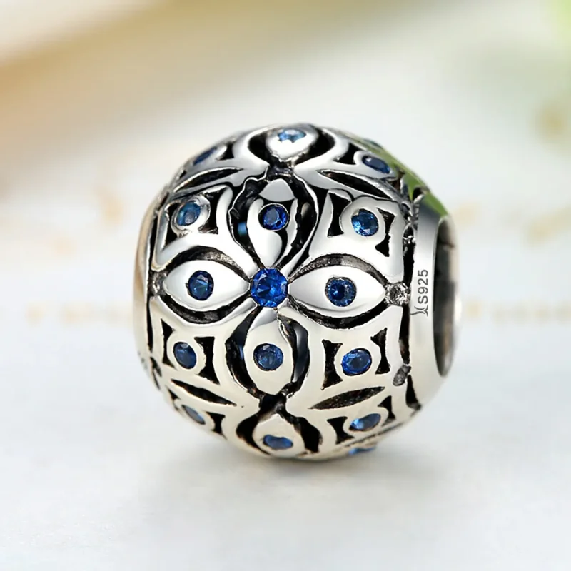(imagine pentru) Talisman Tip Pandora Floarea de vară din argint - SCC059 - Vizualizare 2