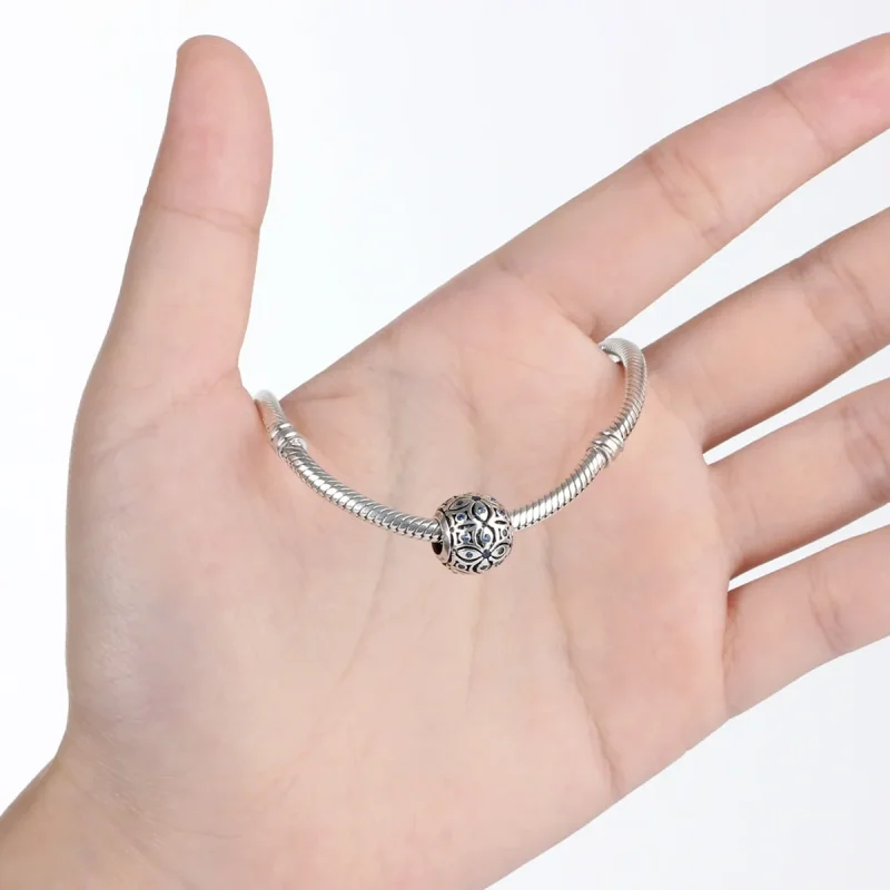 (imagine pentru) Talisman Tip Pandora Floarea de vară din argint - SCC059 - Vizualizare 3