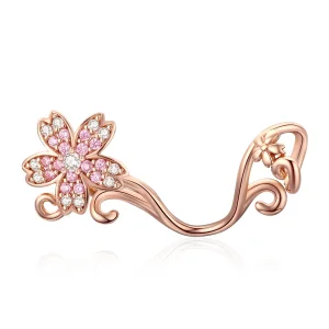 (imagine pentru) Talisman Tip Pandora Flori de cireș din aur rose - SCC1033-C