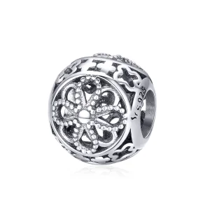 (imagine pentru) Talisman Tip Pandora Flori din argint - SCC899