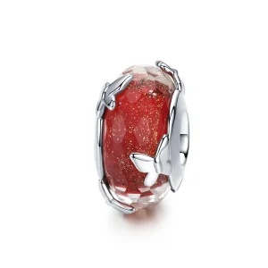 (imagine pentru) Talisman Tip Pandora Fluture dansant din argint - SCC1256