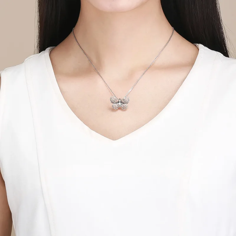 (imagine pentru) Talisman Tip Pandora Fluture din argint - BSC062 - Vizualizare 5
