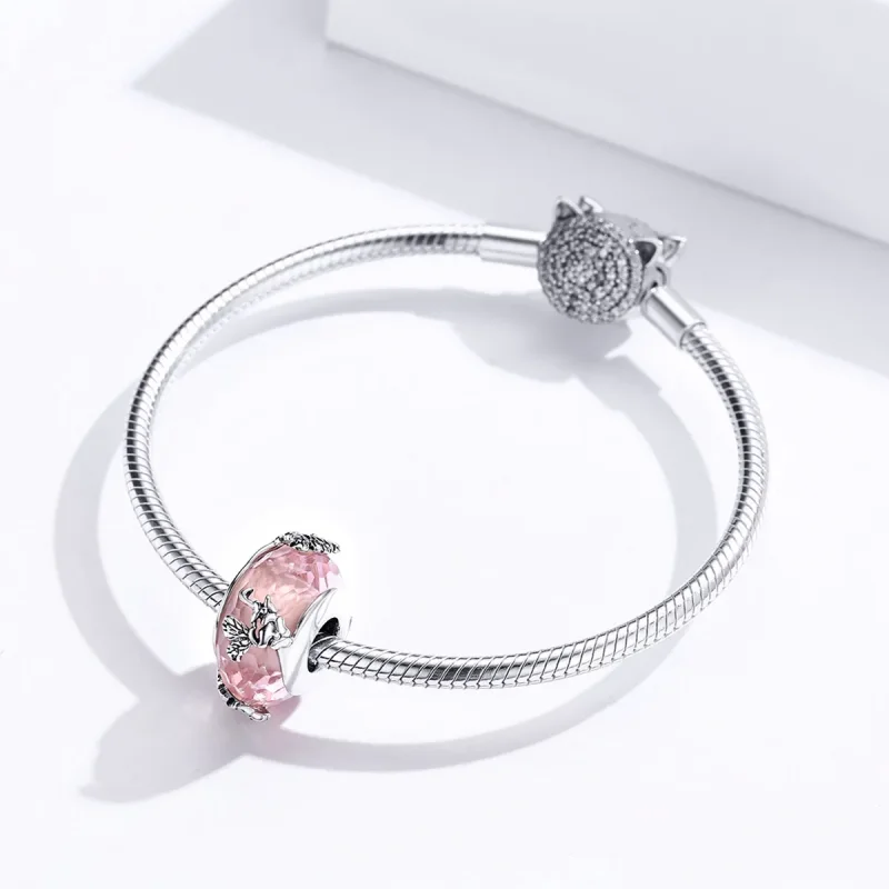 (imagine pentru) Talisman Tip Pandora Fluture din argint - SCC1285 - Vizualizare 3