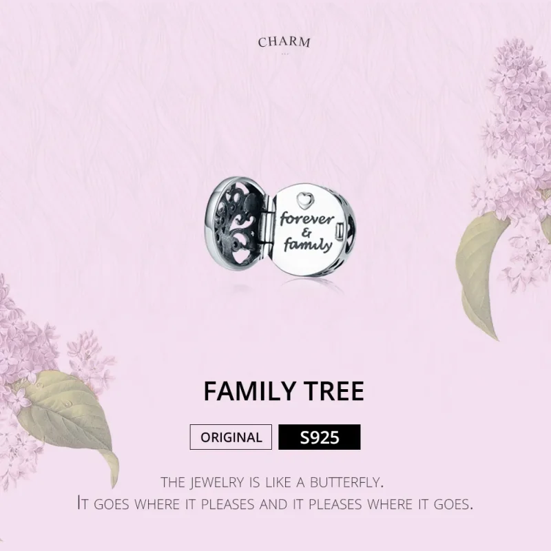 (imagine pentru) Talisman Tip Pandora Forever & Familie din argint - SCC1259 - Vizualizare 2