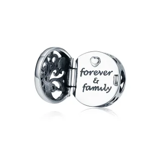 (imagine pentru) Talisman Tip Pandora Forever & Familie din argint - SCC1259