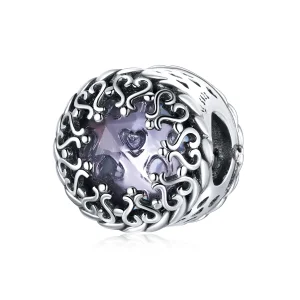 (imagine pentru) Talisman Tip Pandora Frumusețea durează pentru totdeauna din argint - SCC1791