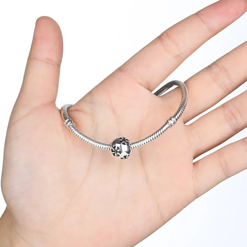 (imagine pentru) Talisman Tip Pandora Fulg de nea din argint - SCC070 - Vizualizare 5