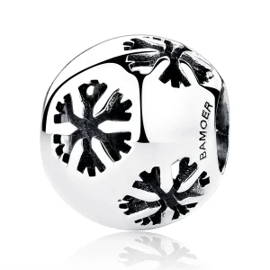 (imagine pentru) Talisman Tip Pandora Fulg de nea din argint - SCC070