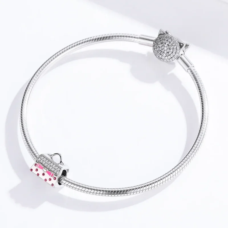 (imagine pentru) Talisman Tip Pandora Geantă de mână din argint - SCC1391 - Vizualizare 3