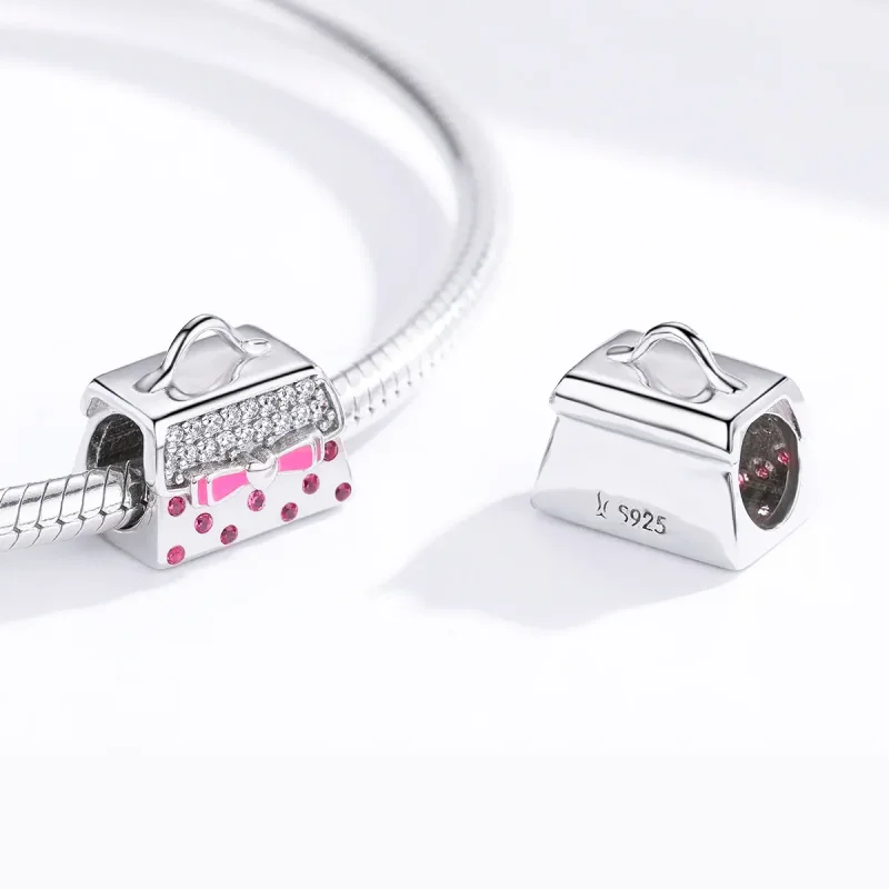 (imagine pentru) Talisman Tip Pandora Geantă de mână din argint - SCC1391 - Vizualizare 4