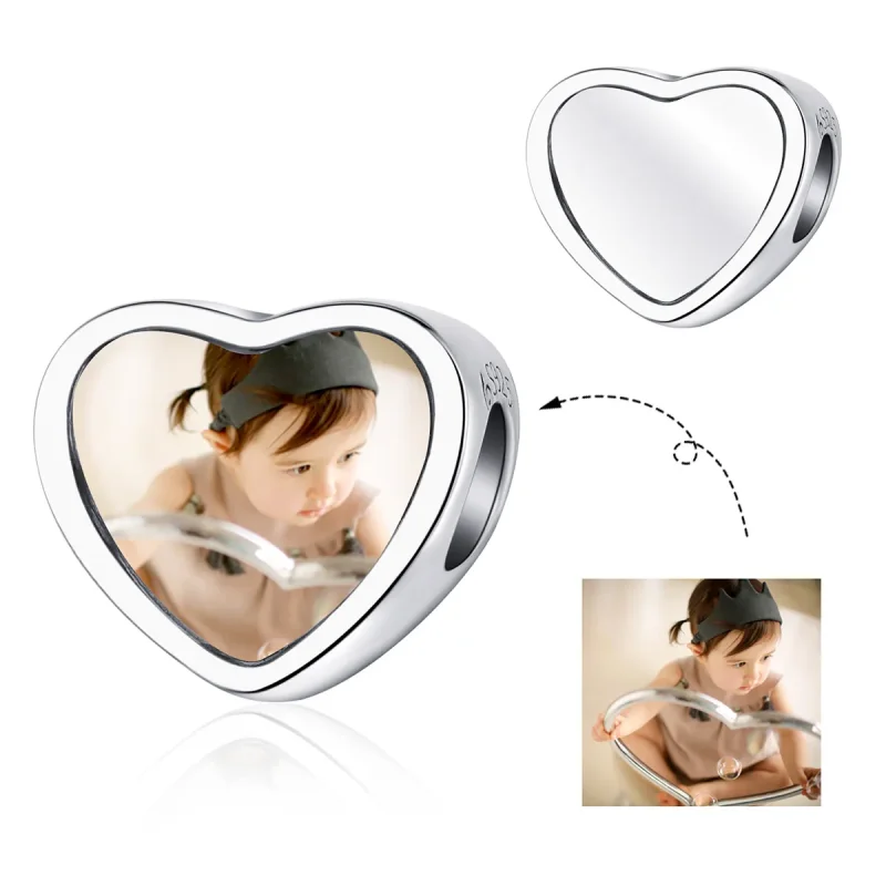 (imagine pentru) Talisman Tip Pandora Gravat din argint - BSC103 - Vizualizare 2