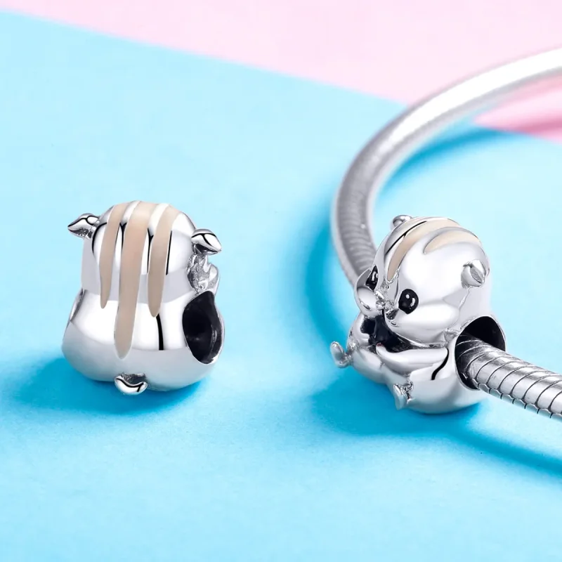 (imagine pentru) Talisman Tip Pandora Hamster din argint - SCC1133 - Vizualizare 3