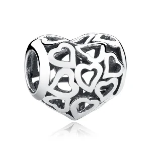 (imagine pentru) Talisman Tip Pandora Hearts Hearts din argint - SCC024
