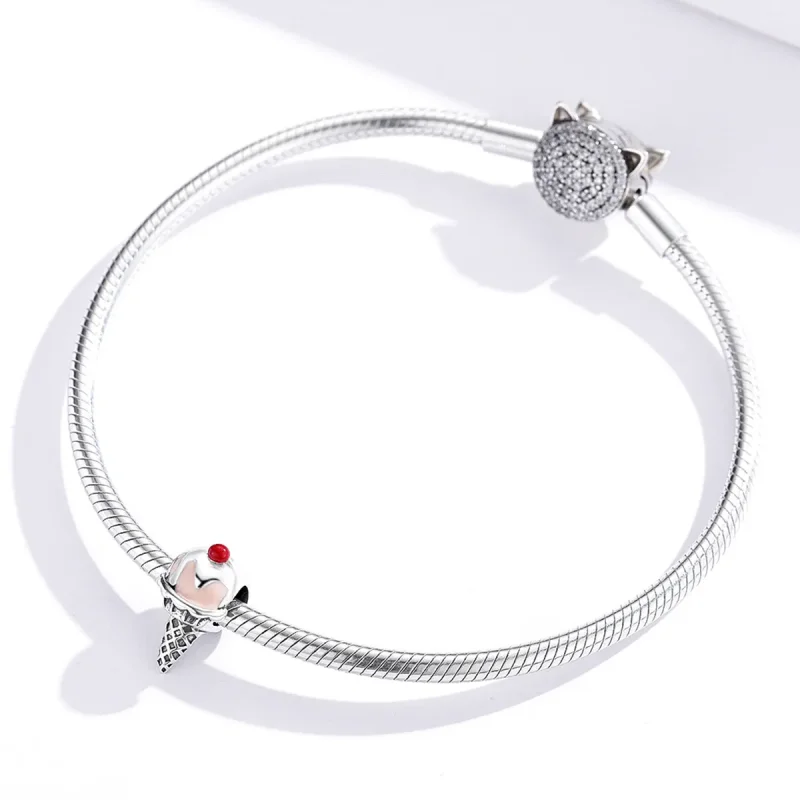 (imagine pentru) Talisman Tip Pandora Inghetata din argint - SCC1533 - Vizualizare 3