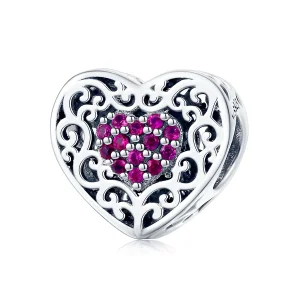 (imagine pentru) Talisman Tip Pandora Inima din argint - SCC1109