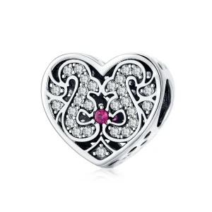 (imagine pentru) Talisman Tip Pandora Intotdeauna in inima mea din argint - SCC1415