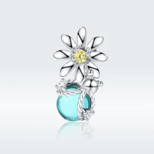 (imagine pentru) Talisman Tip Pandora Licuricii și Daisy din argint - SCC1369