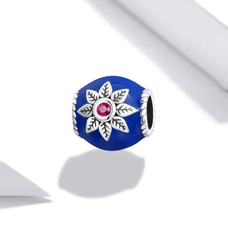 (imagine pentru) Talisman Tip Pandora Lotus din argint - SCC1822 - Vizualizare 2