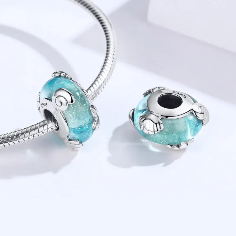 (imagine pentru) Talisman Tip Pandora Lumea mării din argint - SCC1257 - Vizualizare 4