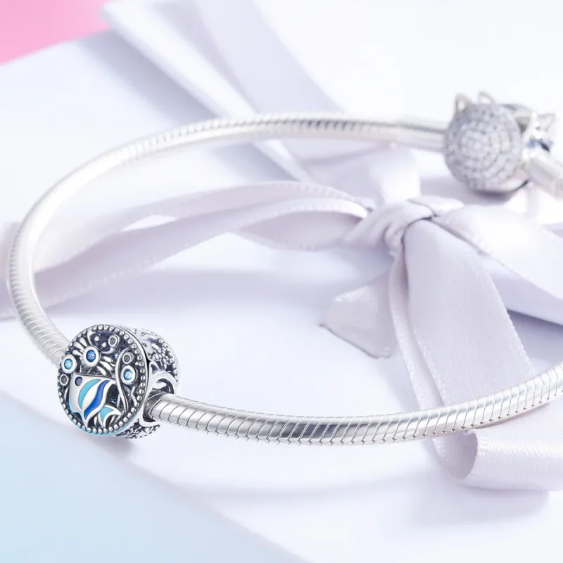 (imagine pentru) Talisman Tip Pandora Lumea subacvatică Ocean Life din argint - SCC763 - Vizualizare 2