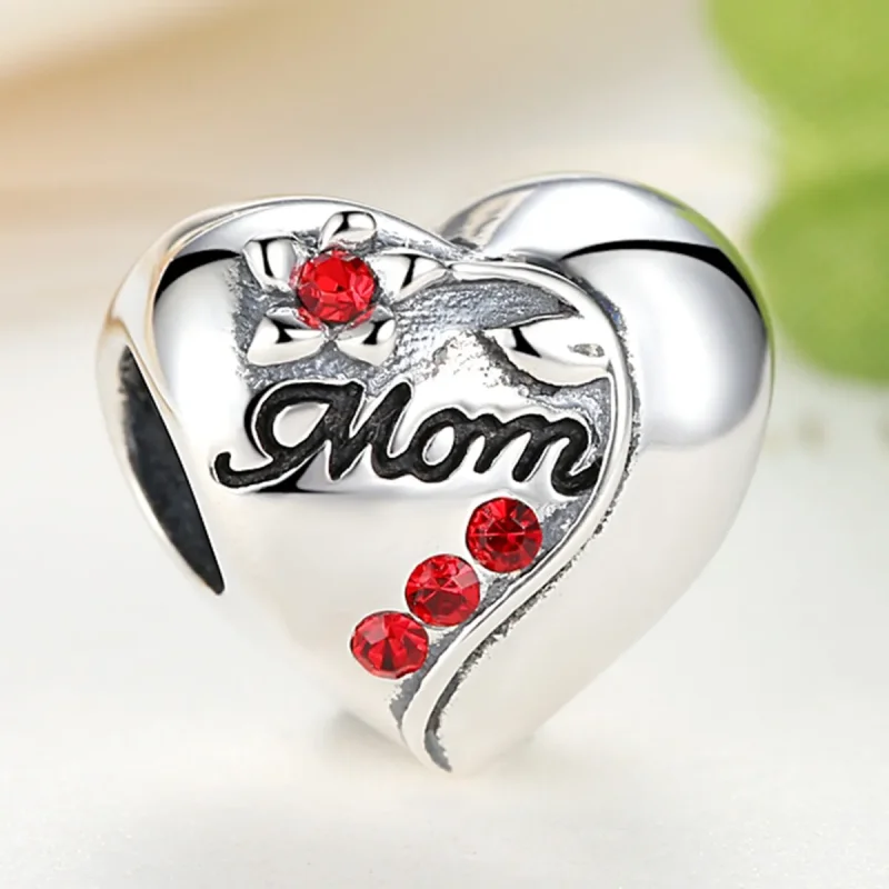 (imagine pentru) Talisman Tip Pandora Mama Inimă din argint - SCC004 - Vizualizare 3