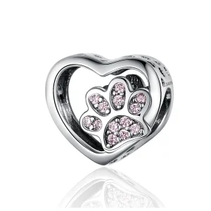 (imagine pentru) Talisman Tip Pandora Marca animalelor de companie din argint - SCC1191