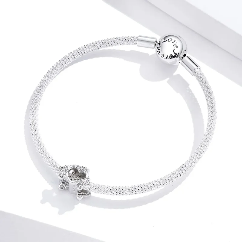 (imagine pentru) Talisman Tip Pandora Masina de dovleac Cenusareasa lui din argint - BSC270 - Vizualizare 3