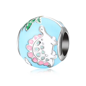 (imagine pentru) Talisman Tip Pandora Mica familie dinozaur din argint - SCC909