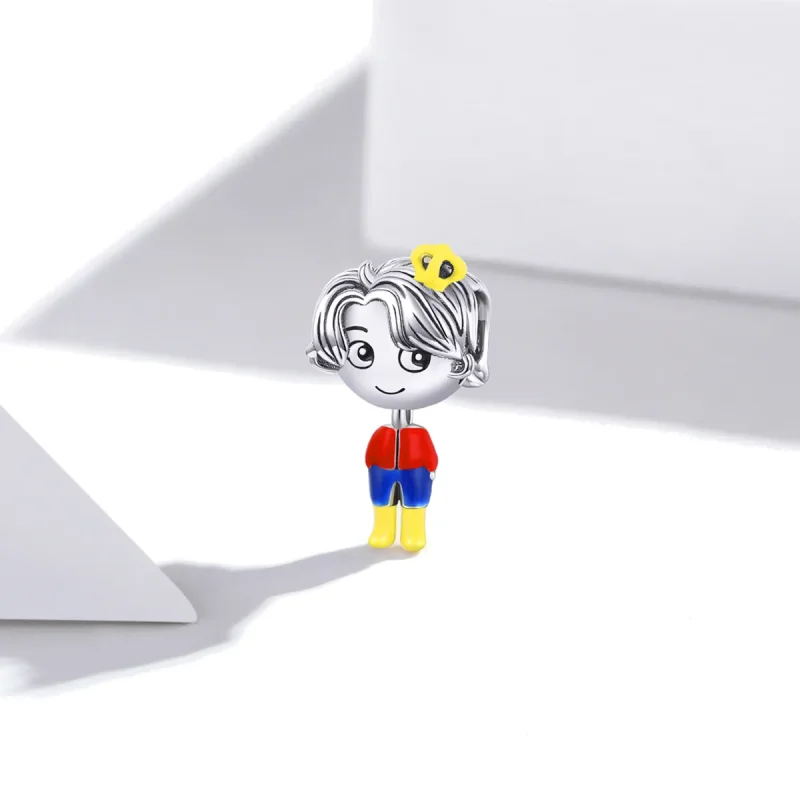 (imagine pentru) Talisman Tip Pandora Micul Print din argint - SCC1813 - Vizualizare 2