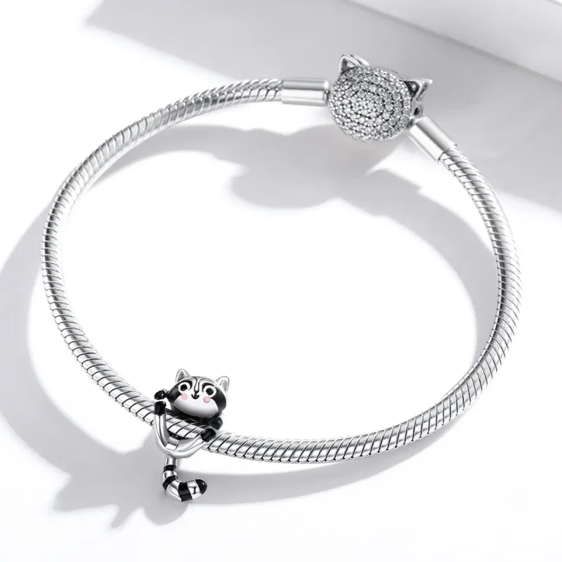 (imagine pentru) Talisman Tip Pandora Micul raton din argint - BSC403 - Vizualizare 3