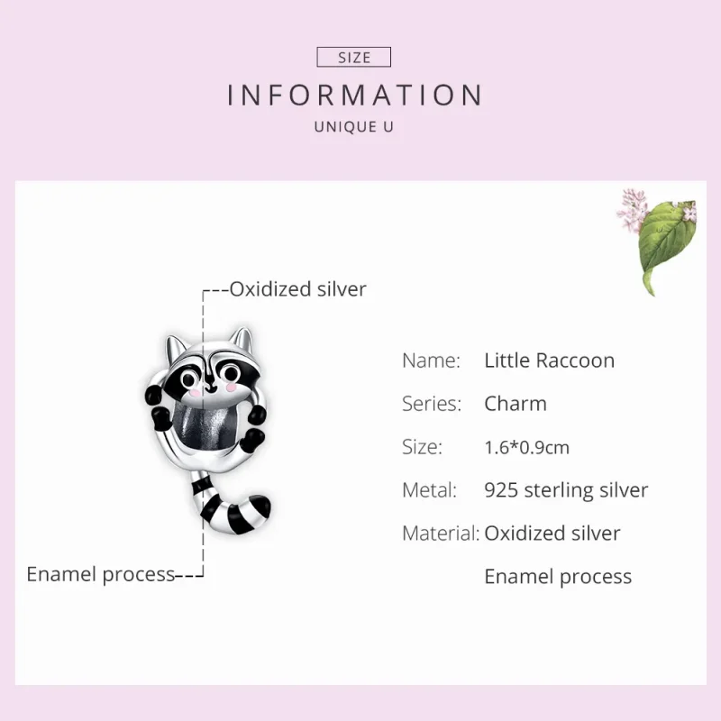 (imagine pentru) Talisman Tip Pandora Micul raton din argint - BSC403 - Vizualizare 7