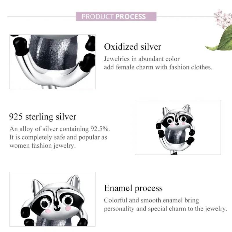 (imagine pentru) Talisman Tip Pandora Micul raton din argint - BSC403 - Vizualizare 8