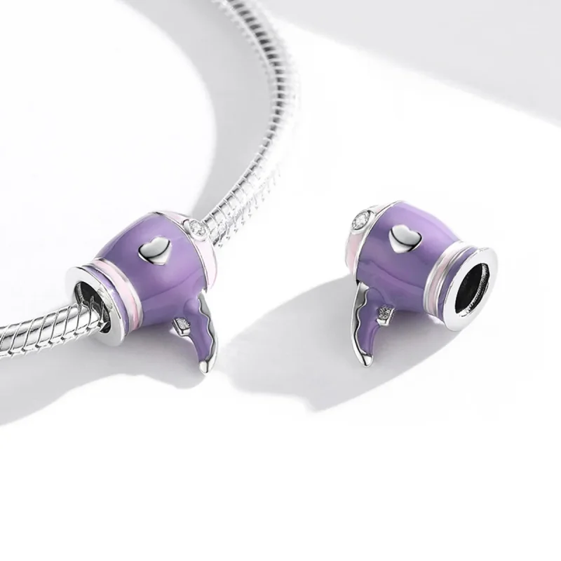 (imagine pentru) Talisman Tip Pandora Mini uscător de păr din argint - SCC1865 - Vizualizare 3