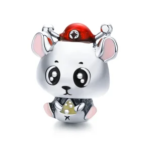 (imagine pentru) Talisman Tip Pandora Mouse Baby din argint - BSC113