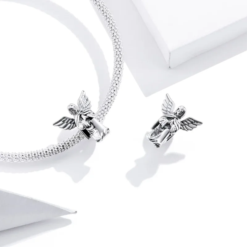 (imagine pentru) Talisman Tip Pandora Îngerul Iubirii din argint - BSC314 - Vizualizare 4