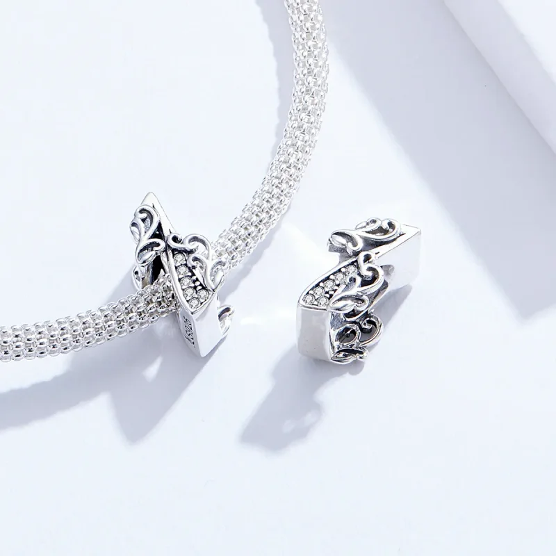 (imagine pentru) Talisman Tip Pandora Numărul 1 din argint - SCC1418-1 - Vizualizare 4