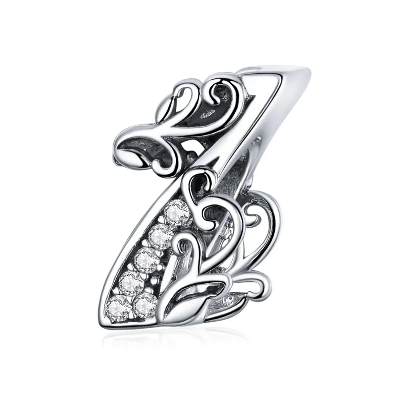 (imagine pentru) Talisman Tip Pandora Numărul 1 din argint - SCC1418-1