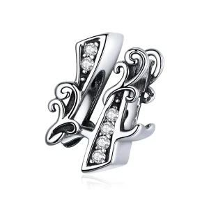 (imagine pentru) Talisman Tip Pandora Numărul 4 din argint - SCC1418-4