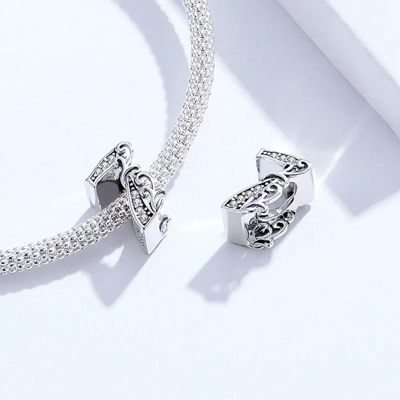 (imagine pentru) Talisman Tip Pandora Numărul 7 din argint - SCC1418-7 - Vizualizare 4