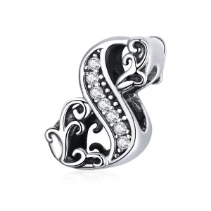 (imagine pentru) Talisman Tip Pandora Numărul 8 din argint - SCC1418-8