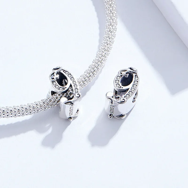 (imagine pentru) Talisman Tip Pandora Numărul 9 din argint - SCC1418-9 - Vizualizare 4