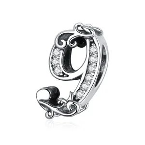 (imagine pentru) Talisman Tip Pandora Numărul 9 din argint - SCC1418-9