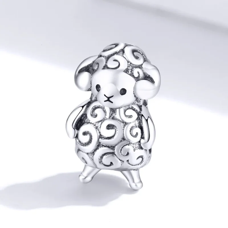 (imagine pentru) Talisman Tip Pandora Oaia Mică din argint - BSC187 - Vizualizare 2
