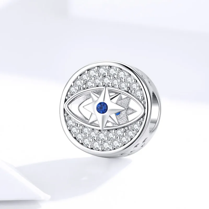 (imagine pentru) Talisman Tip Pandora Ochi norocos din argint - SCC1368 - Vizualizare 3