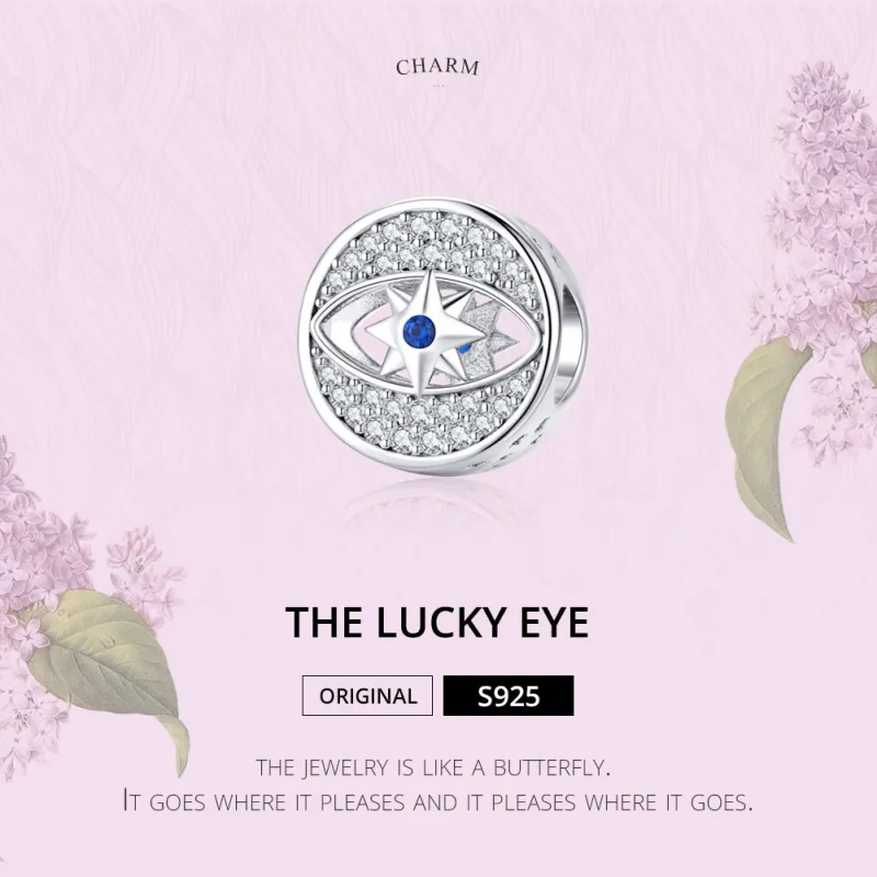 (imagine pentru) Talisman Tip Pandora Ochi norocos din argint - SCC1368 - Vizualizare 5