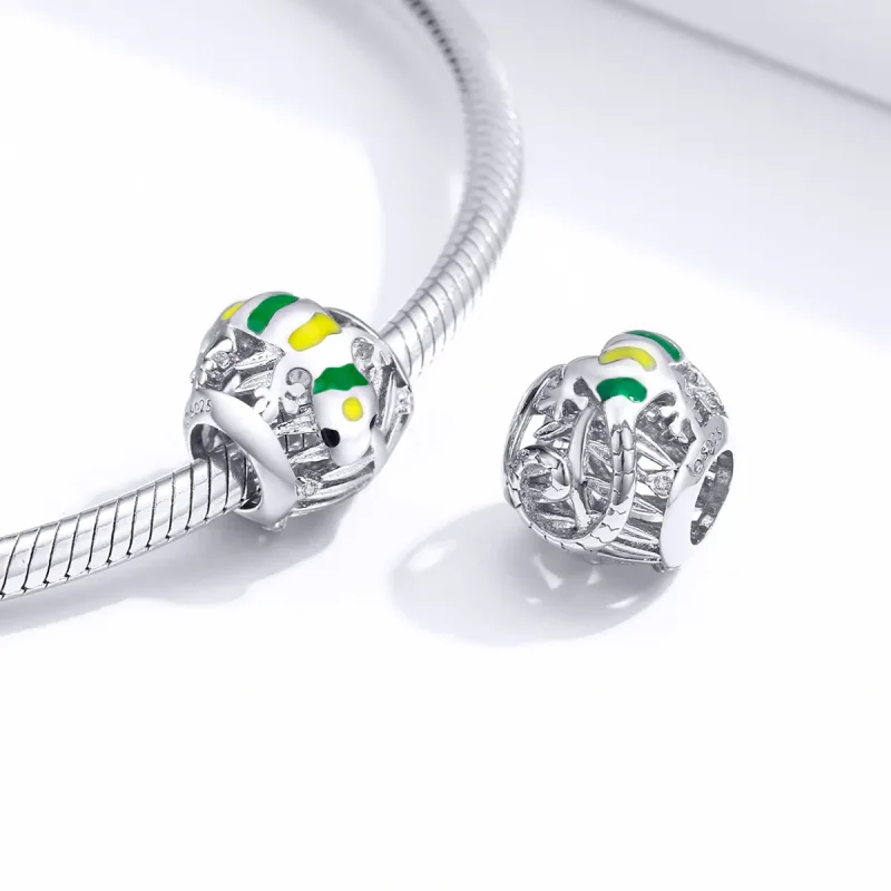 (imagine pentru) Talisman Tip Pandora Şopârlă din argint - BSC199 - Vizualizare 4