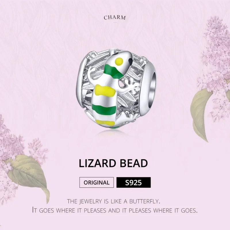 (imagine pentru) Talisman Tip Pandora Şopârlă din argint - BSC199 - Vizualizare 6