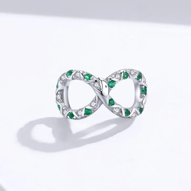 (imagine pentru) Talisman Tip Pandora Ouroboros din argint - BSC186 - Vizualizare 2