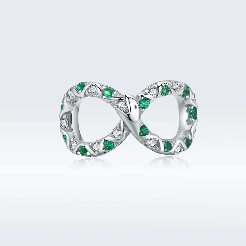 (imagine pentru) Talisman Tip Pandora Ouroboros din argint - BSC186 - Vizualizare 5