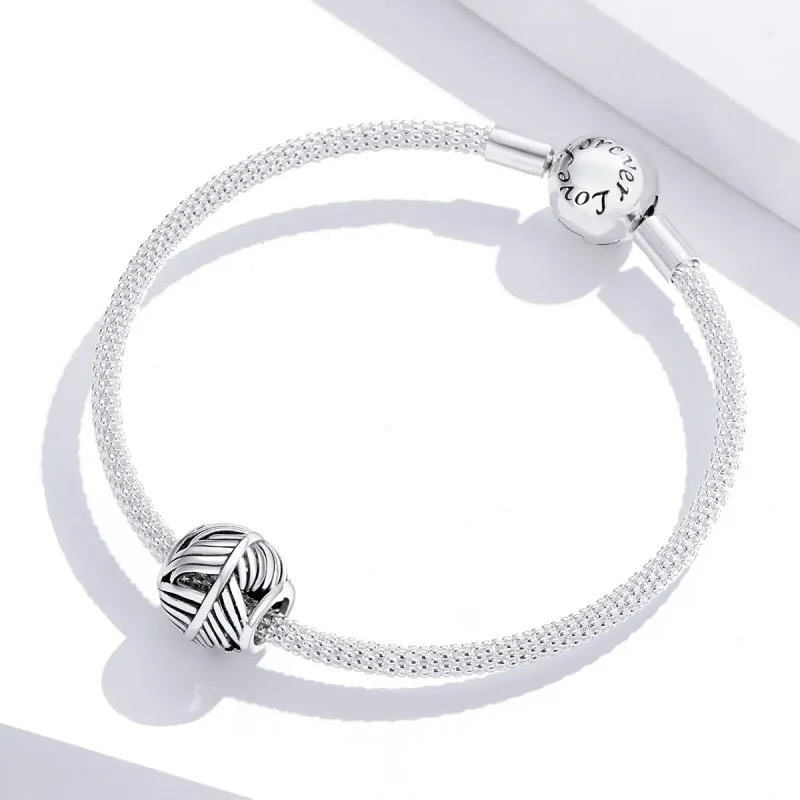 (imagine pentru) Talisman Tip Pandora Pană din argint - SCC1509 - Vizualizare 3